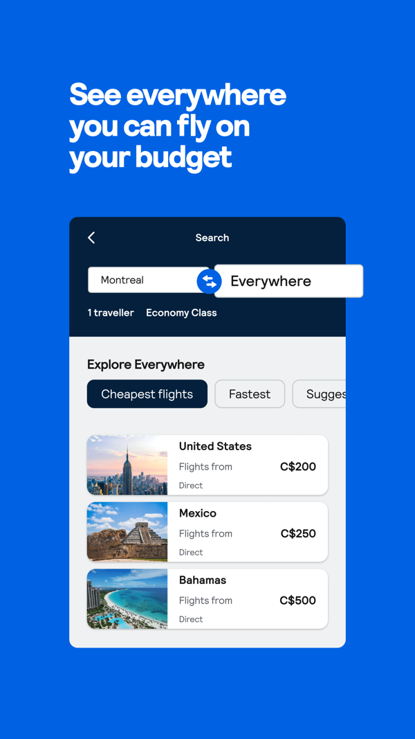 Skyscanner Flights & Travel iPhone screenshot 6