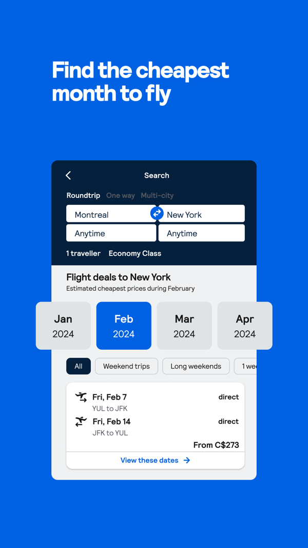 Skyscanner Flights & Travel iPhone screenshot 3