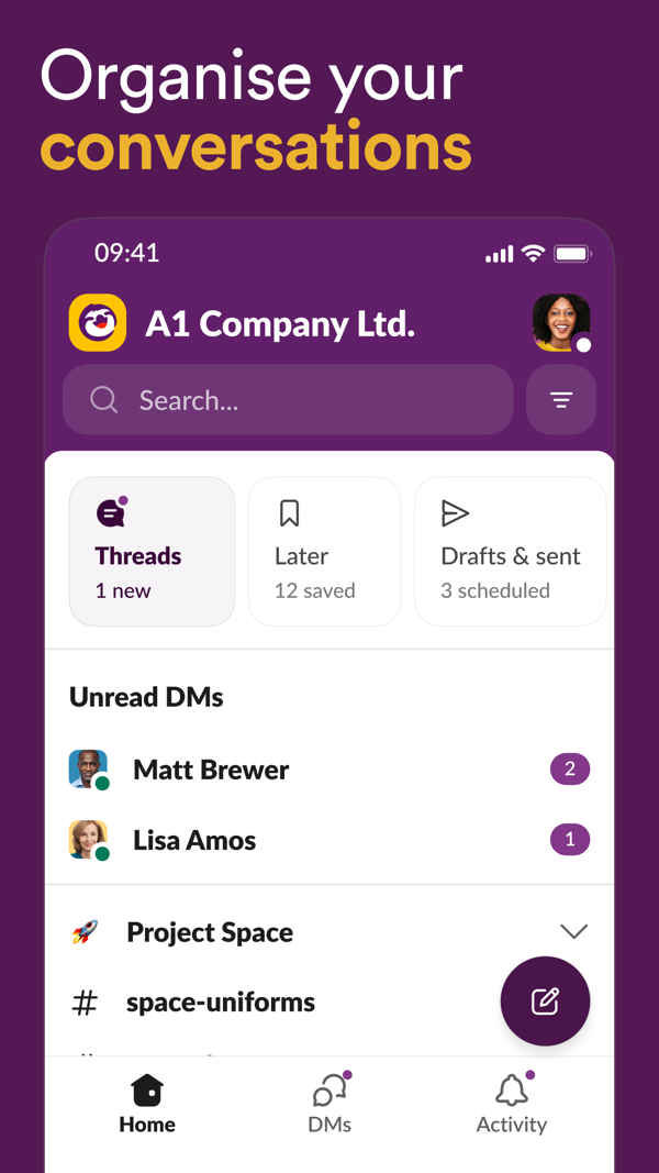 Slack iPhone screenshot 2