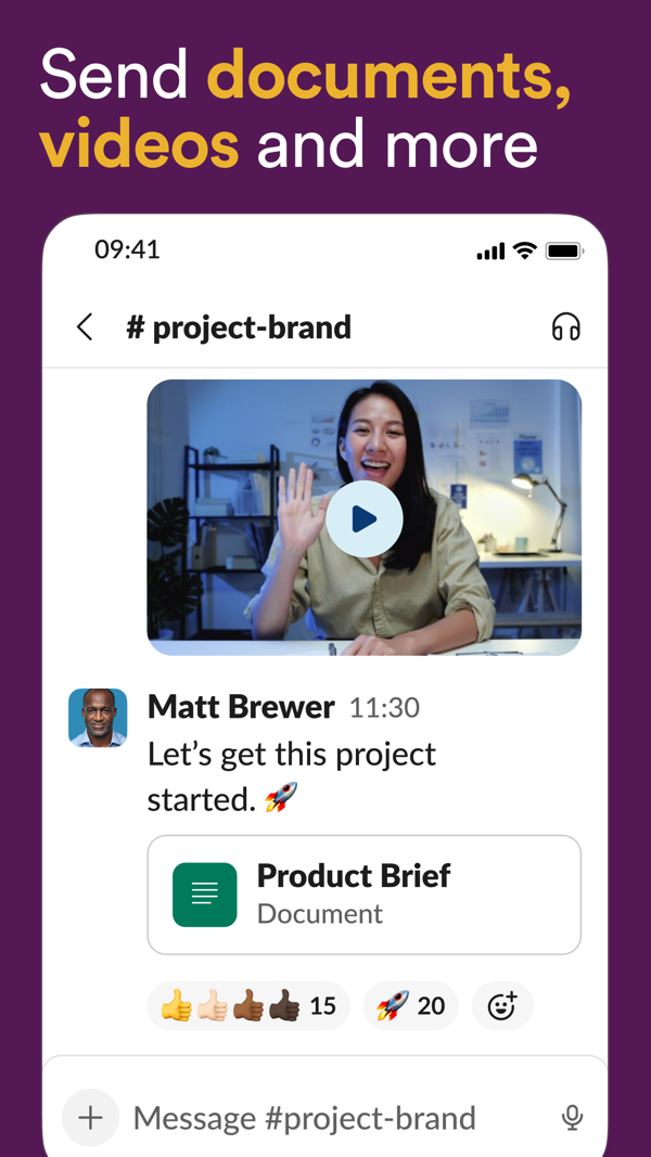 Slack iPhone screenshot 4