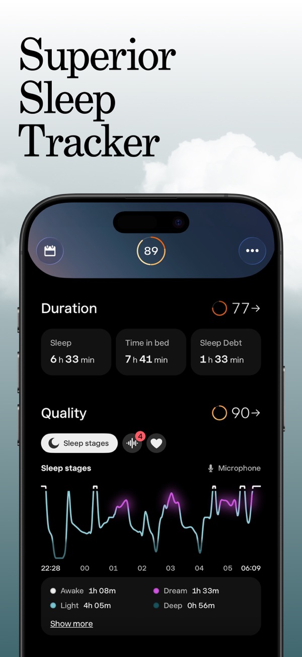 Sleep Cycle iPhone screenshot 3