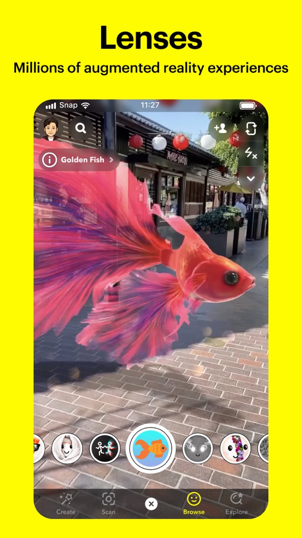Snapchat iPhone screenshot 3