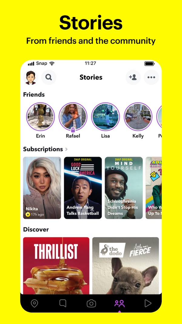 Snapchat iPhone screenshot 4