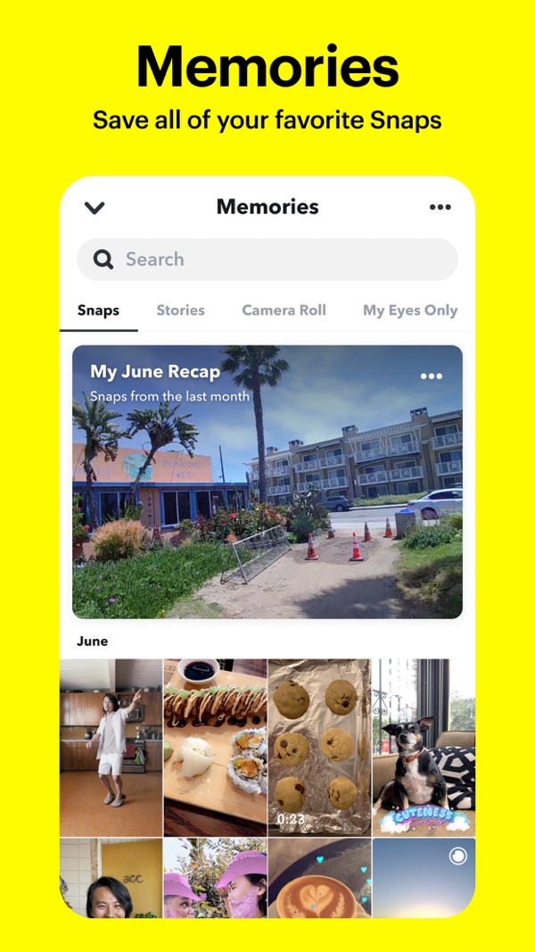 Snapchat iPhone screenshot 8