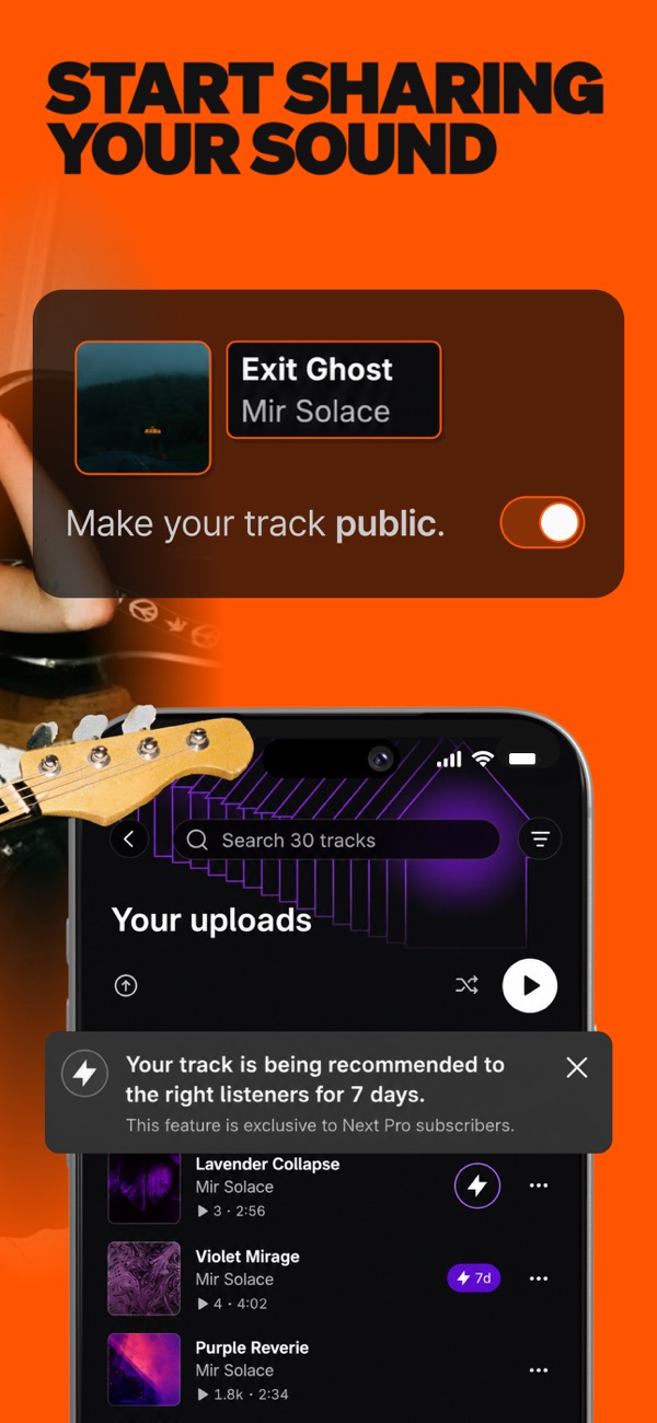 SoundCloud iPhone screenshot 2