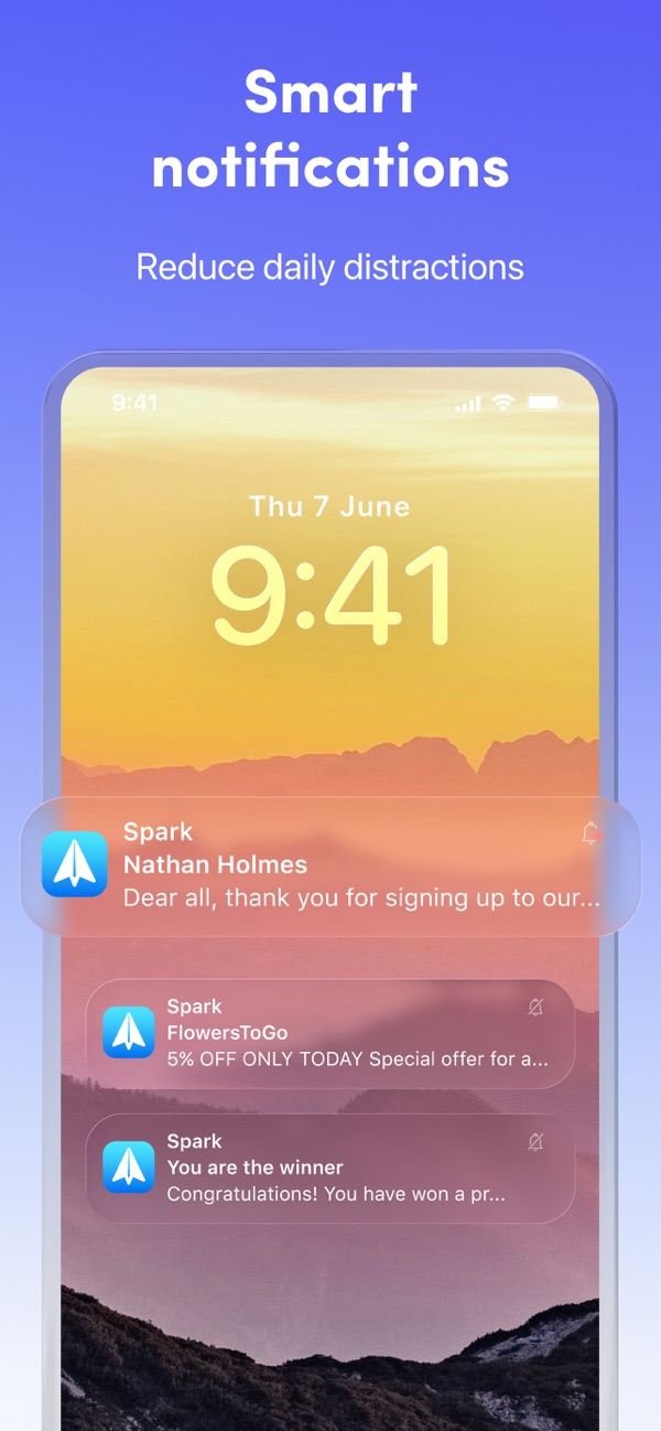 Spark Mail iPhone screenshot 4