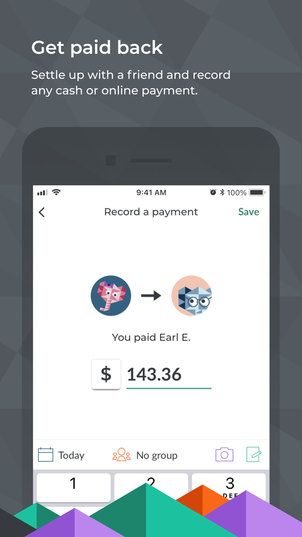 Splitwise iPhone screenshot 4