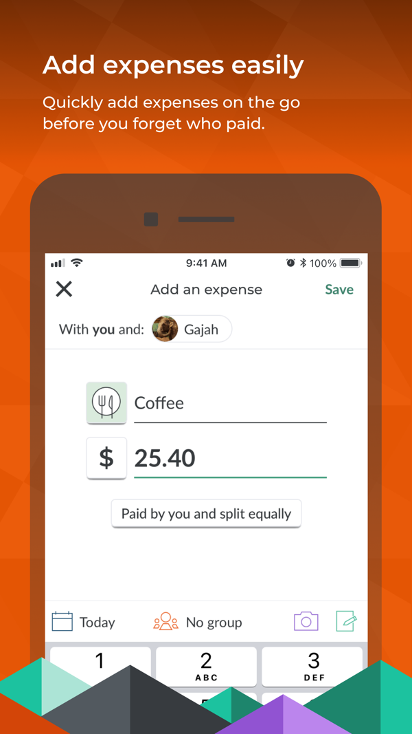 Splitwise iPhone screenshot 3