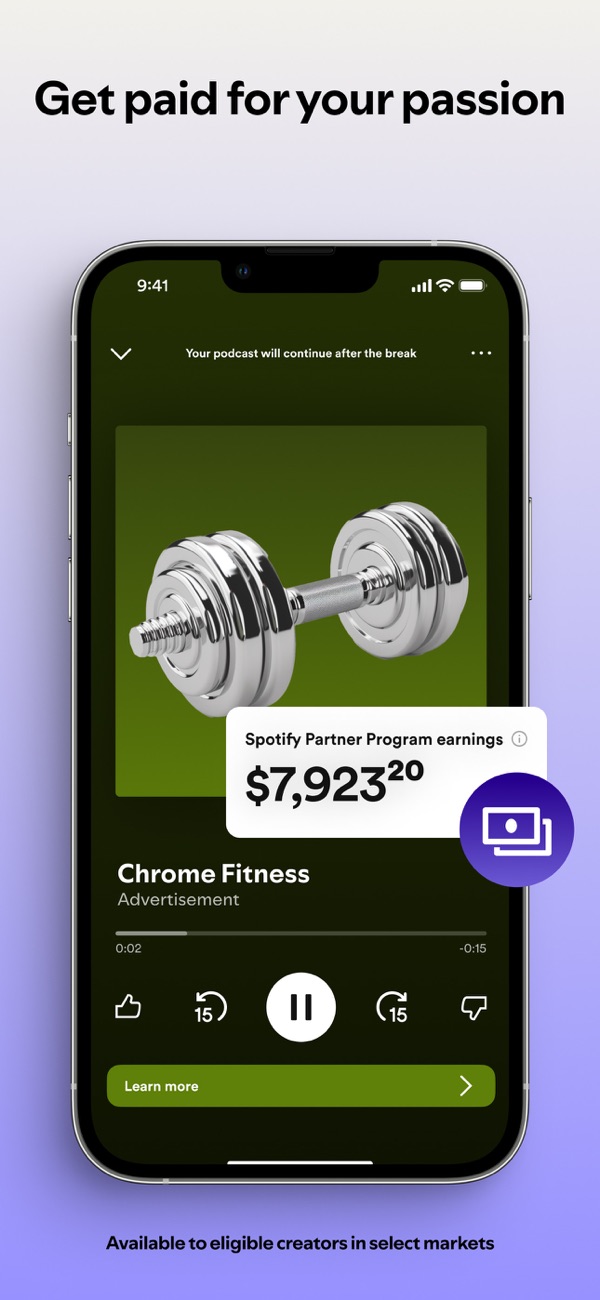Spotify for Creators iPhone screenshot 7