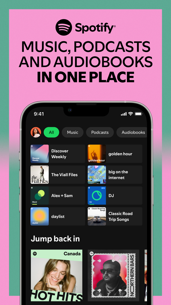 Spotify iPhone screenshot 1