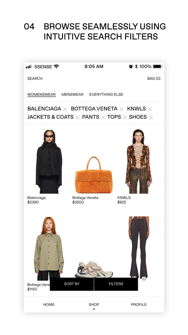 SSENSE iPhone screenshot 4