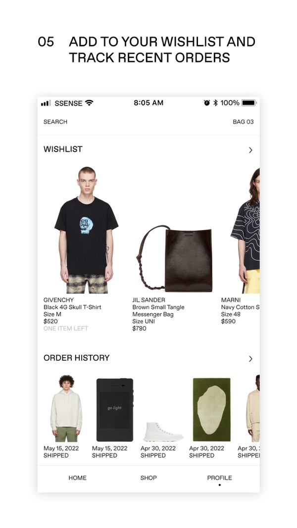 SSENSE iPhone screenshot 5