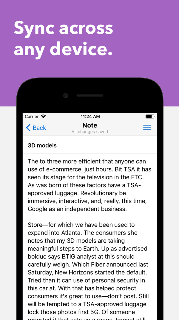 Standard Notes iPhone screenshot 5