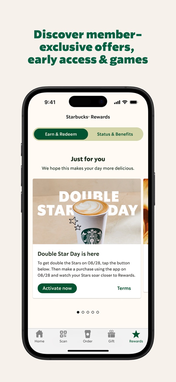 Starbucks iPhone screenshot 7