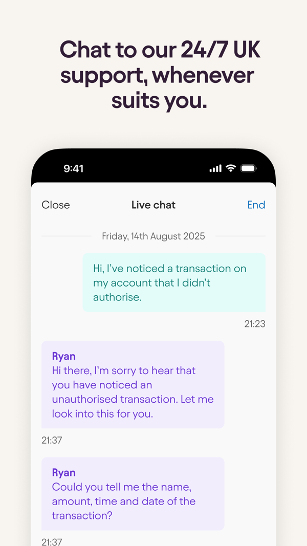 Starling iPhone screenshot 6