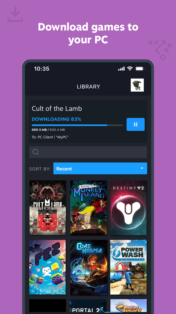 Steam iPhone screenshot 3