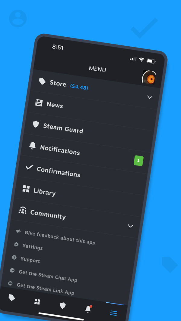 Steam iPhone screenshot 2