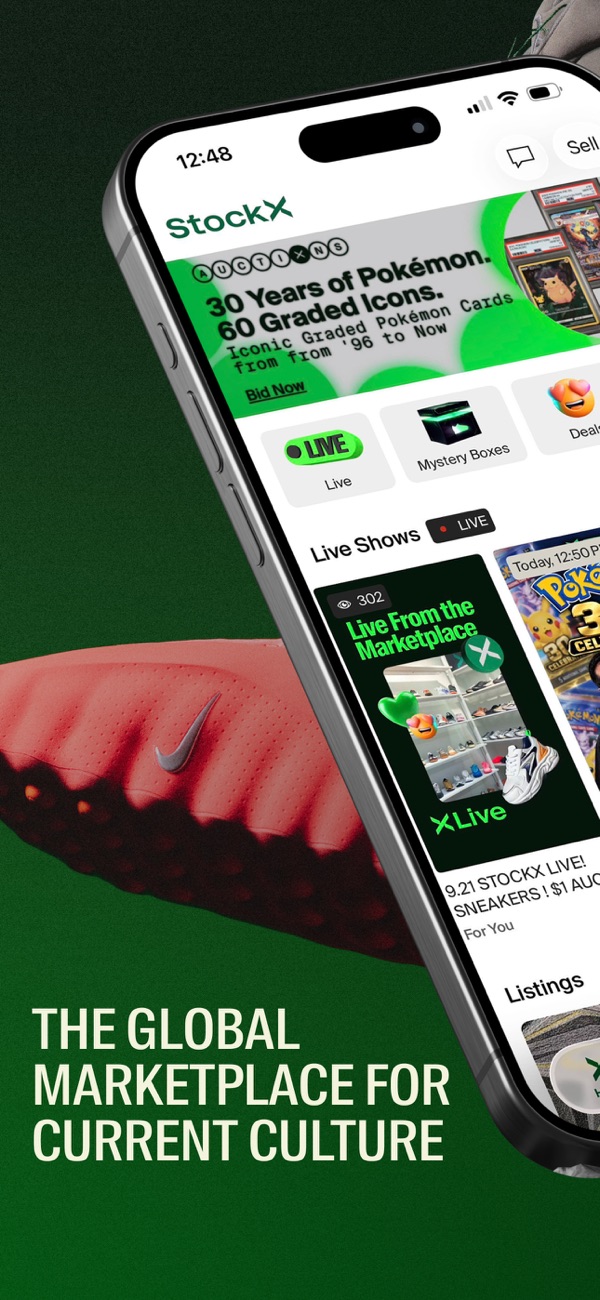 StockX iPhone screenshot 1