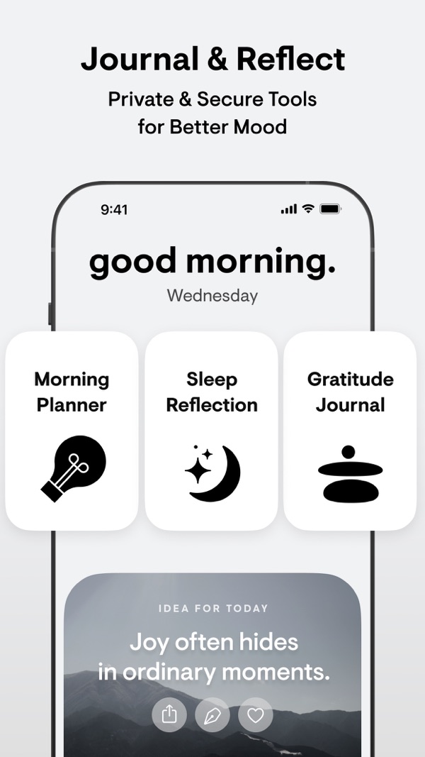 stoic. journal & mental health iPhone screenshot 2