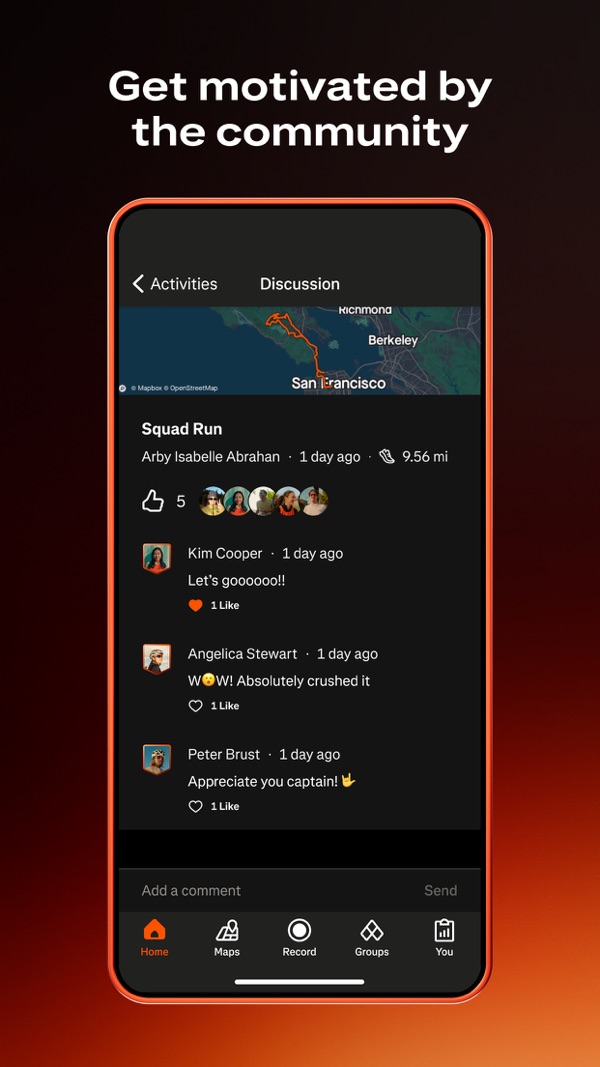 Strava iPhone screenshot 2