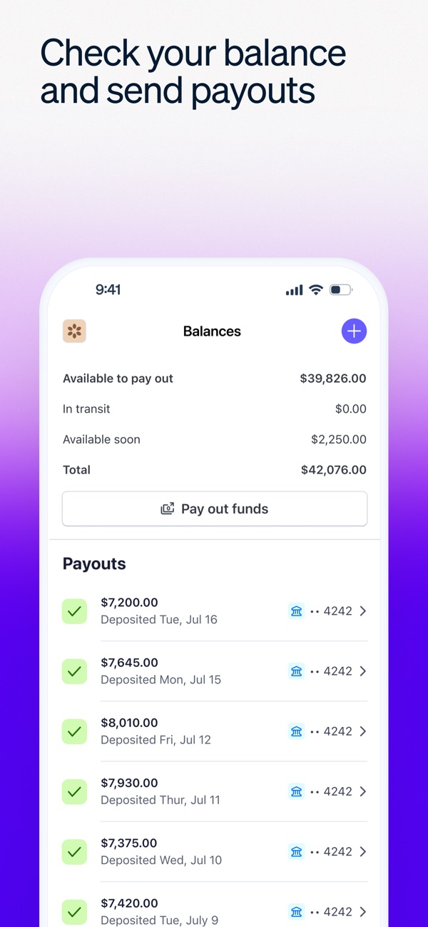 Stripe Dashboard iPhone screenshot 4