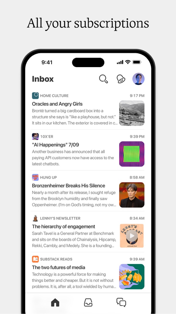 Substack iPhone screenshot 2