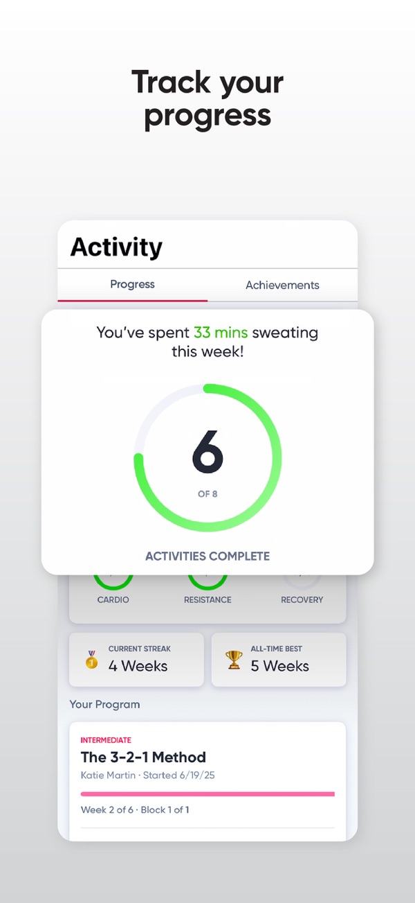 Sweat iPhone screenshot 8