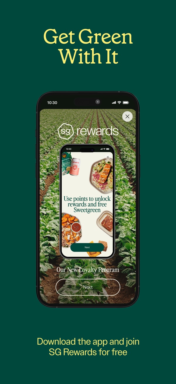 sweetgreen iPhone screenshot 1