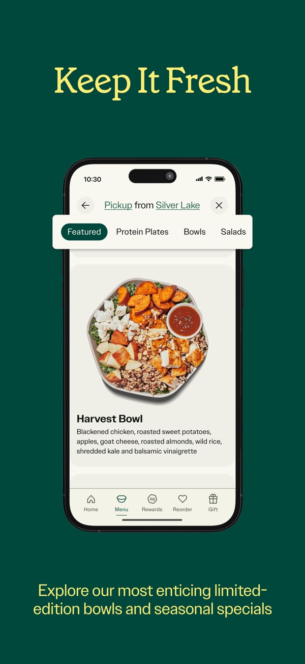 sweetgreen iPhone screenshot 3