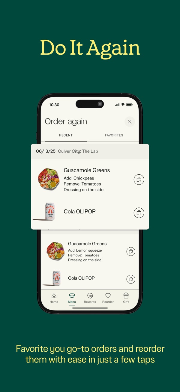 sweetgreen iPhone screenshot 5