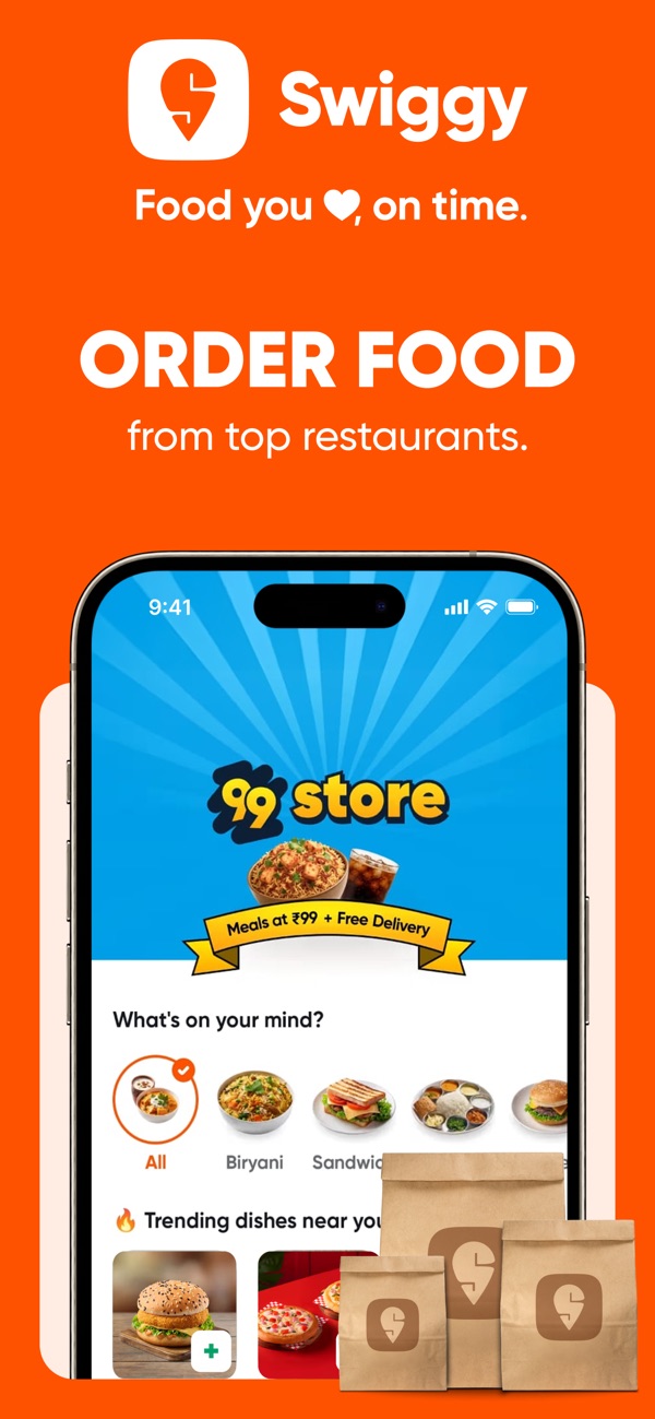 Swiggy iPhone screenshot 2