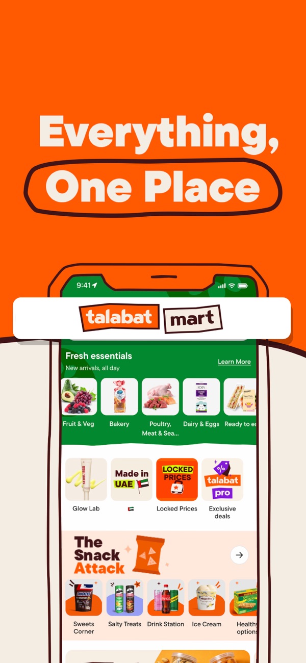 talabat iPhone screenshot 3