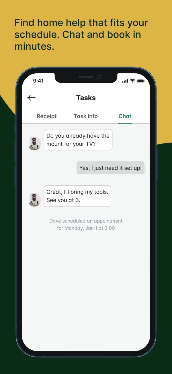 Taskrabbit iPhone screenshot 4