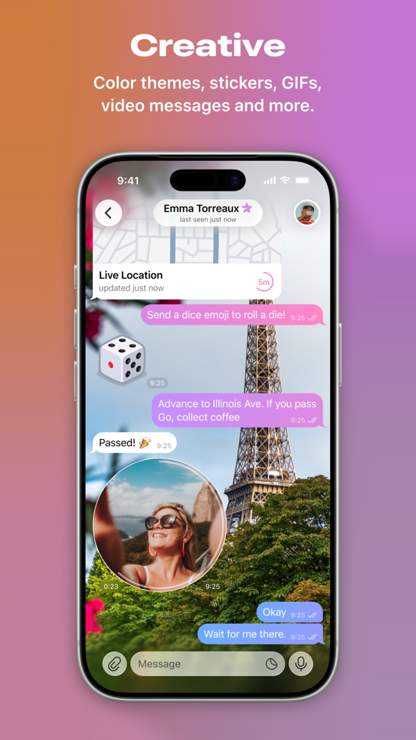 Telegram Messenger iPhone screenshot 5