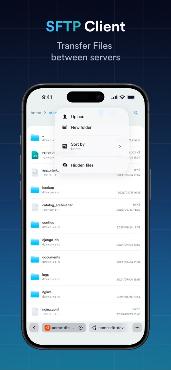 Termius iPhone screenshot 5