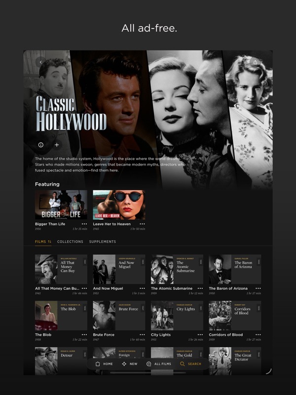 The Criterion Channel iPad screenshot 7