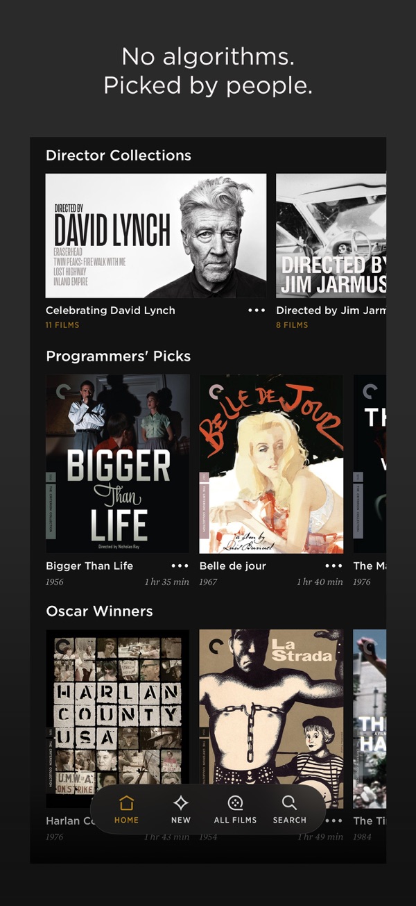 The Criterion Channel iPhone screenshot 3