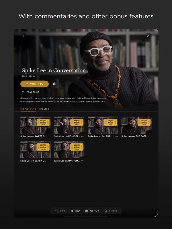 The Criterion Channel iPad screenshot 4