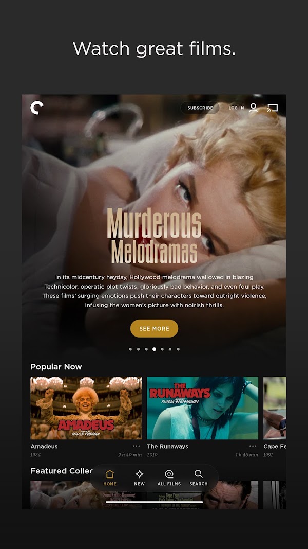 The Criterion Channel Android phone screenshot 8