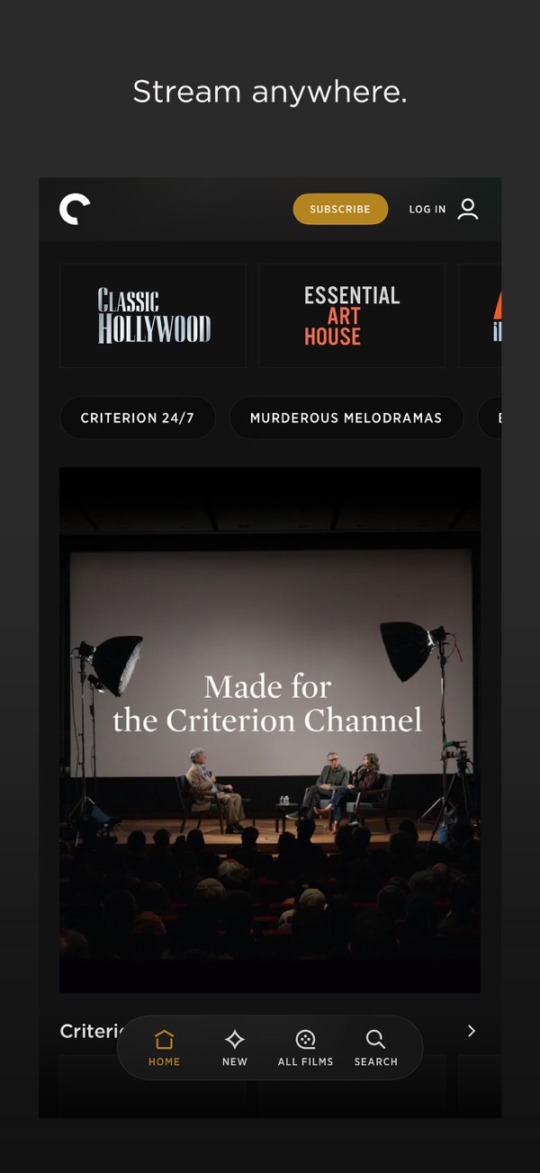 The Criterion Channel iPhone screenshot 6