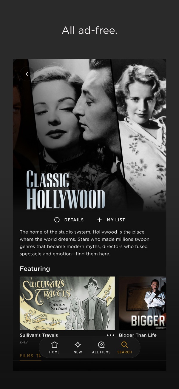The Criterion Channel iPhone screenshot 7