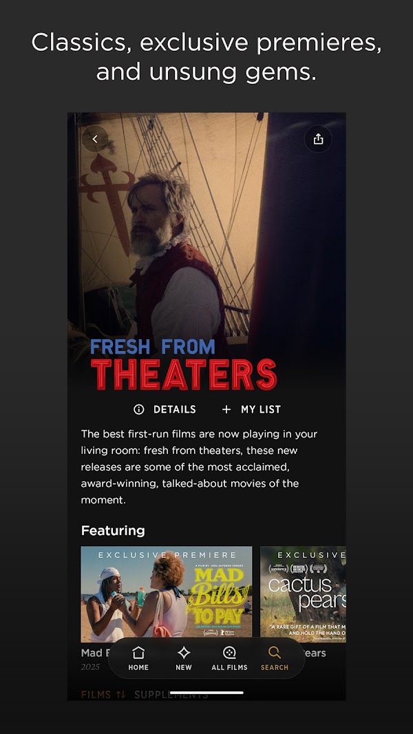 The Criterion Channel Android phone screenshot 2
