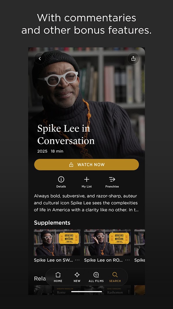 The Criterion Channel Android phone screenshot 4