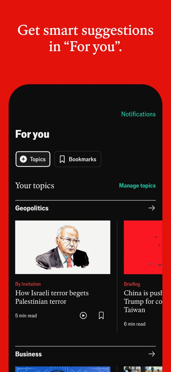 The Economist iPhone screenshot 5