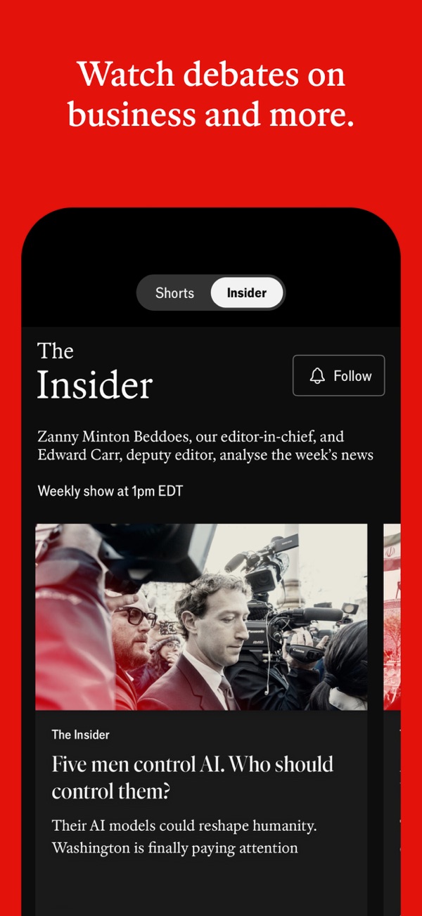 The Economist iPhone screenshot 3