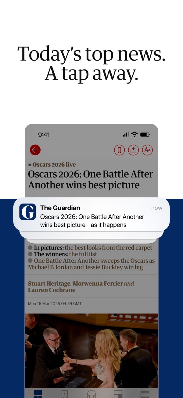 The Guardian iPhone screenshot 2