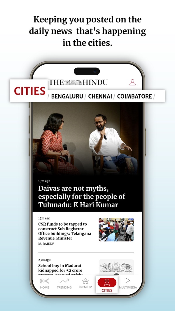 The Hindu iPhone screenshot 3
