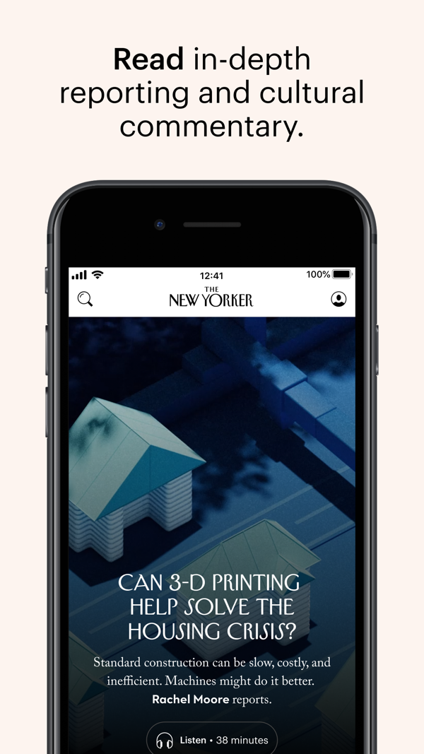 The New Yorker iPhone screenshot 2