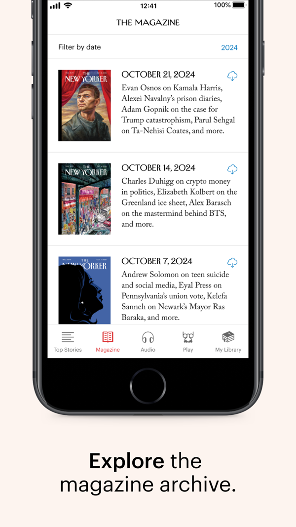 The New Yorker iPhone screenshot 5