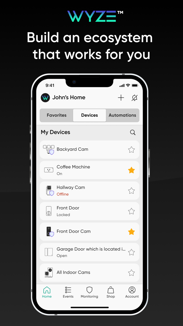 The Official Wyze App iPhone screenshot 7